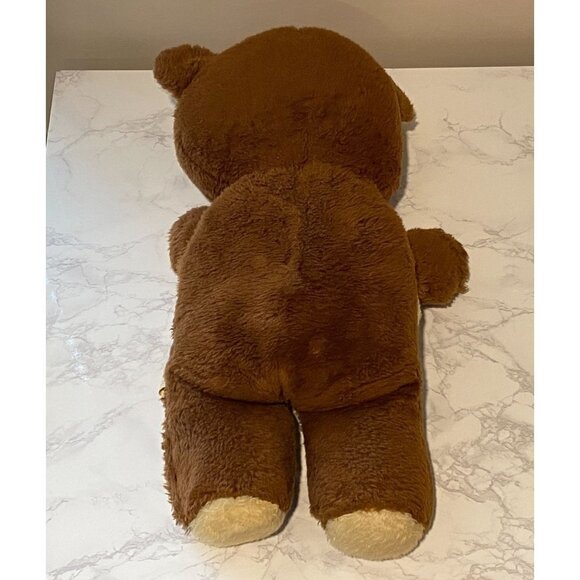 Vintage Teddy Bear Plush Stuffed Animal Happiness Aid by Well-Made Toy Brown - Picture 5 of 11